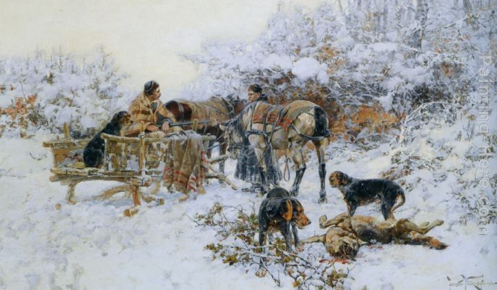 Jaroslav Fr. Julius Vesin A winter hunt